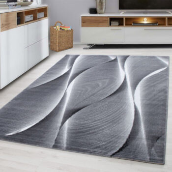 Ayyildiz, Kusový koberec Parma 9310 black, 200x290, šedá, chodba / predsieň