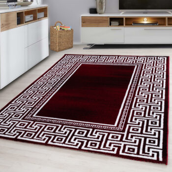 Ayyildiz, Kusový koberec Parma 9340 red, 200x290, červená, chodba / predsieň