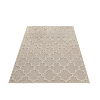 Ayyildiz, Kusový koberec Patara 4951 Beige – na von aj na doma, 200x290, béžová, chodba / predsieň