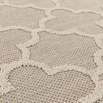 Ayyildiz, Kusový koberec Patara 4951 Beige – na von aj na doma, 200x290, béžová, chodba / predsieň