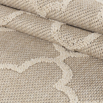 Ayyildiz, Kusový koberec Patara 4951 Beige – na von aj na doma, 200x290, béžová, chodba / predsieň