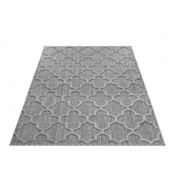 Ayyildiz, Kusový koberec Patara 4951 Grey – na von aj na doma, 200x290, šedá, chodba / predsieň