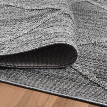 Ayyildiz, Kusový koberec Patara 4952 Grey – na von aj na doma, 160x230, šedá, chodba / predsieň