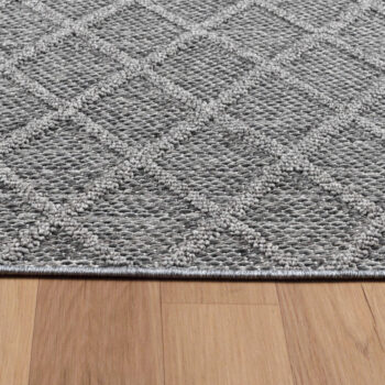 Ayyildiz, Kusový koberec Patara 4953 Grey – na von aj na doma, 120x170, šedá, chodba / predsieň