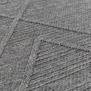 Ayyildiz, Kusový koberec Patara 4954 Grey – na von aj na doma, 200x290, šedá, chodba / predsieň
