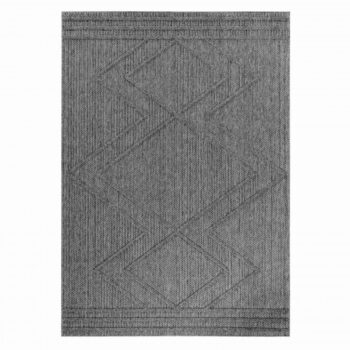 Ayyildiz, Kusový koberec Patara 4954 Grey – na von aj na doma, 200x290, šedá, chodba / predsieň