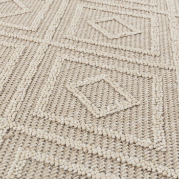 Ayyildiz, Kusový koberec Patara 4956 Beige – na von aj na doma, 120x170, béžová, chodba / predsieň