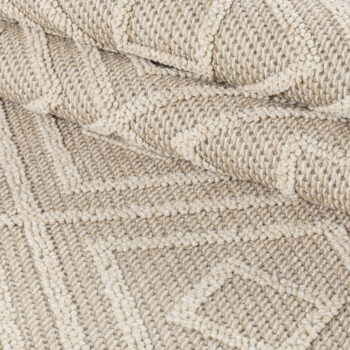 Ayyildiz, Kusový koberec Patara 4956 Beige – na von aj na doma, 200x290, béžová, chodba / predsieň