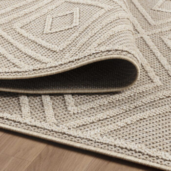 Ayyildiz, Kusový koberec Patara 4956 Beige – na von aj na doma, 200x290, béžová, chodba / predsieň