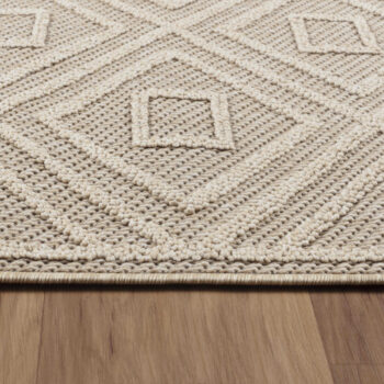 Ayyildiz, Kusový koberec Patara 4956 Beige – na von aj na doma, 200x290, béžová, chodba / predsieň