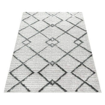 Ayyildiz, Kusový koberec Pisa 4701 Cream, 80x250, biela, obývacia izba