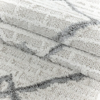 Ayyildiz, Kusový koberec Pisa 4701 Cream kruh, 120x120 (priemer) kruh, biela, obývacia izba