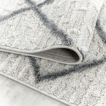 Ayyildiz, Kusový koberec Pisa 4701 Cream kruh, 120x120 (priemer) kruh, biela, obývacia izba
