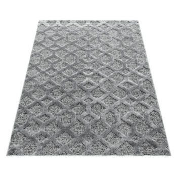 Ayyildiz, Kusový koberec Pisa 4702 Grey, 280x370, šedá, obývacia izba