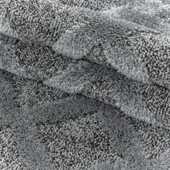 Ayyildiz, Kusový koberec Pisa 4702 Grey kruh, 200x200 (priemer) kruh, šedá, obývacia izba