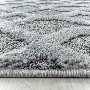 Ayyildiz, Kusový koberec Pisa 4702 Grey kruh, 200x200 (priemer) kruh, šedá, obývacia izba