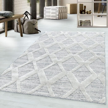 Ayyildiz, Kusový koberec Pisa 4703 Grey, 140x200, šedá, obývacia izba