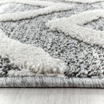 Ayyildiz, Kusový koberec Pisa 4704 Grey, 80x250, šedá, obývacia izba