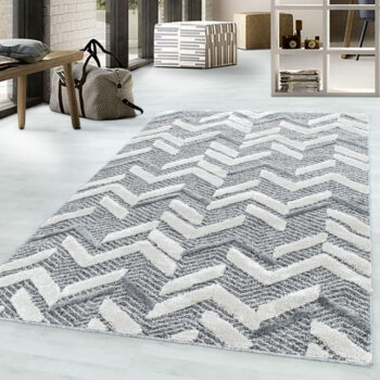 Ayyildiz, Kusový koberec Pisa 4705 Grey, 80x250, šedá, obývacia izba