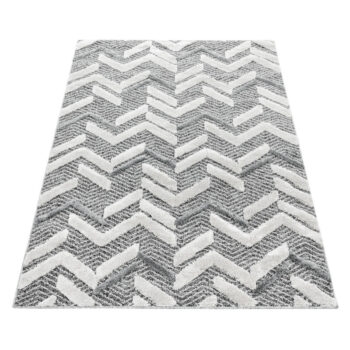 Ayyildiz, Kusový koberec Pisa 4705 Grey, 80x250, šedá, obývacia izba
