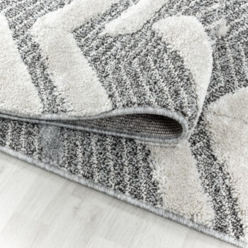 Ayyildiz, Kusový koberec Pisa 4705 Grey, 80x250, šedá, obývacia izba