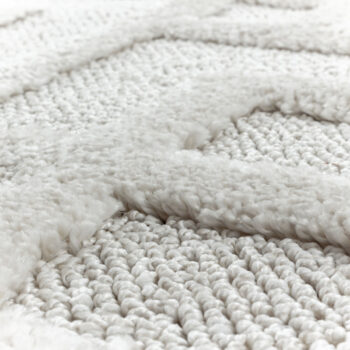 Ayyildiz, Kusový koberec Pisa 4708 Cream kruh, 80x80 (priemer) kruh, biela, obývacia izba