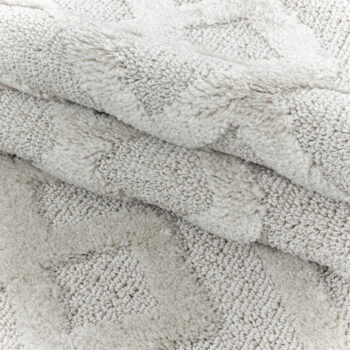Ayyildiz, Kusový koberec Pisa 4708 Cream kruh, 80x80 (priemer) kruh, biela, obývacia izba