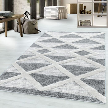 Ayyildiz, Kusový koberec Pisa 4709 Grey, 160x230, šedá, obývacia izba