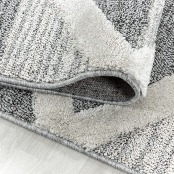 Ayyildiz, Kusový koberec Pisa 4709 Grey kruh, 80x80 (priemer) kruh, šedá, obývacia izba