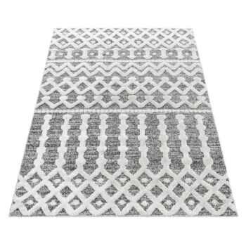 Ayyildiz, Kusový koberec Pisa 4710 Grey, 80x250, šedá, obývacia izba
