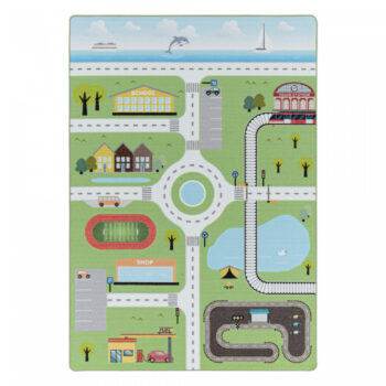 Ayyildiz, Kusový koberec Play 2902 green, 160x230, zelená, detská izba