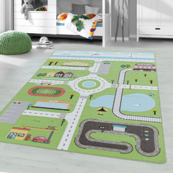 Ayyildiz, Kusový koberec Play 2902 green, 80x120, zelená, detská izba