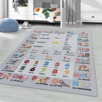 Ayyildiz, Kusový koberec Play 2904 grey, 80x120, viacfarebná, detská izba