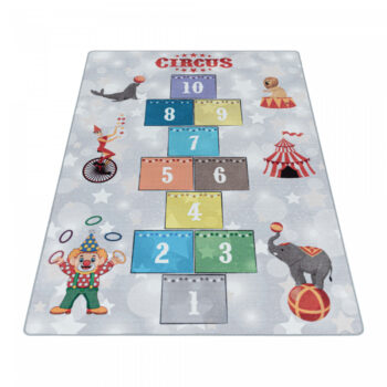 Ayyildiz, Kusový koberec Play 2909 grey, 140x200, viacfarebná, detská izba