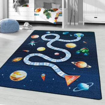 Ayyildiz, Kusový koberec Play 2910 navy, 100x150, modrá, detská izba