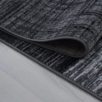 Ayyildiz, Kusový koberec Plus 8001 black, 80x150, šedá, chodba / predsieň