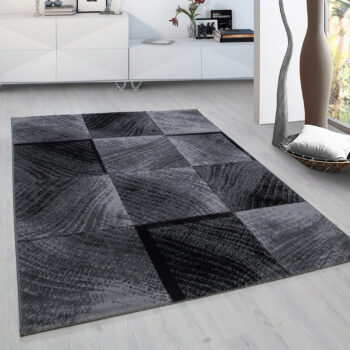 Ayyildiz, Kusový koberec Plus 8003 black, 200x290, šedá, chodba / predsieň
