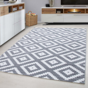 Ayyildiz, Kusový koberec Plus 8005 grey, 80x150, šedá, chodba / predsieň