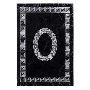 Ayyildiz, Kusový koberec Plus 8009 black, 80x150, čierna, chodba / predsieň