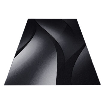 Ayyildiz, Kusový koberec Plus 8010 black, 80x150, čierna, chodba / predsieň