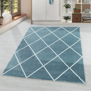 Ayyildiz, Kusový koberec Rio 4601 blue, 80x150, modrá, kancelária