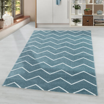 Ayyildiz, Kusový koberec Rio 4602 blue, 80x250, modrá, kancelária