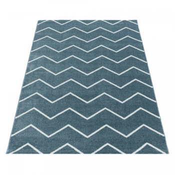 Ayyildiz, Kusový koberec Rio 4602 blue, 80x250, modrá, kancelária