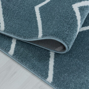 Ayyildiz, Kusový koberec Rio 4602 blue, 80x250, modrá, kancelária