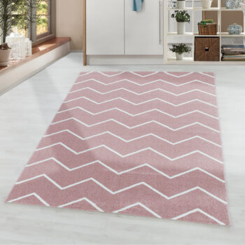 Ayyildiz, Kusový koberec Rio 4602 rose, 140x200, ružová, obývacia izba