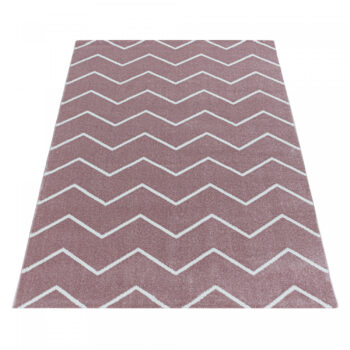 Ayyildiz, Kusový koberec Rio 4602 rose, 80x250, ružová, obývacia izba
