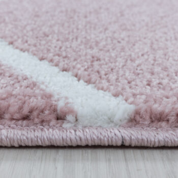 Ayyildiz, Kusový koberec Rio 4602 rose, 80x250, ružová, obývacia izba
