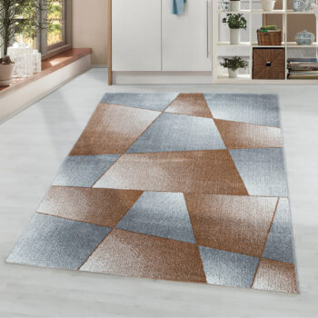 Ayyildiz, Kusový koberec Rio 4603 copper, 160x230, hnedá, obývacia izba