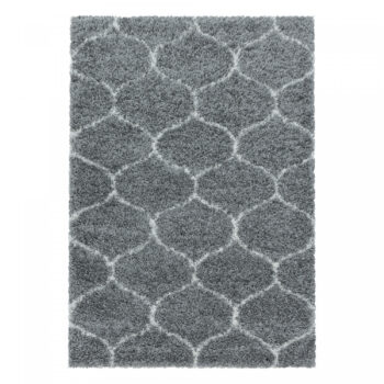 Ayyildiz, Kusový koberec Salsa Shaggy 3201 grey, 120x170, šedá, obývacia izba