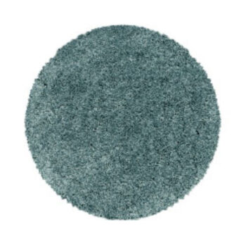 Ayyildiz, Kusový koberec Sydney Shaggy 3000 aqua kruh, 80x80 (priemer) kruh, modrá, obývacia izba